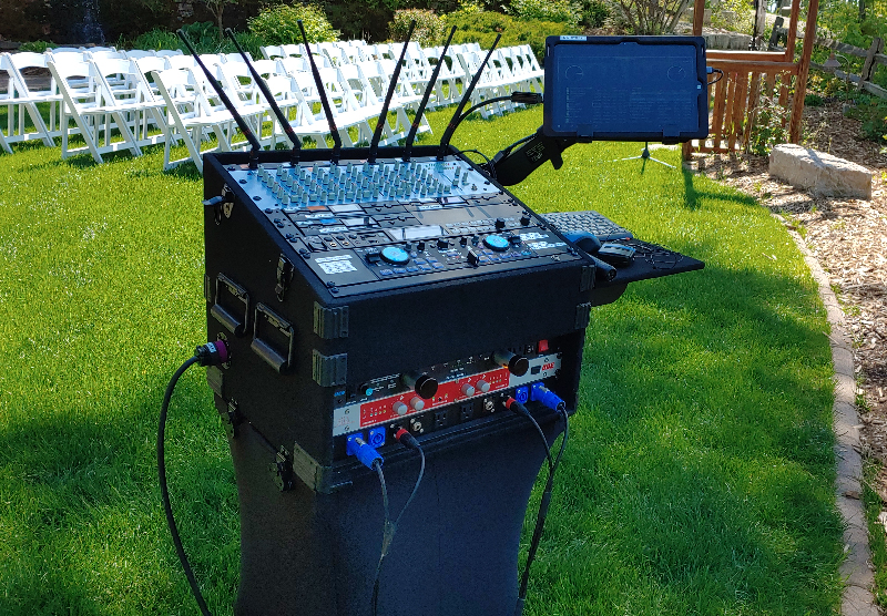small portable DJ system